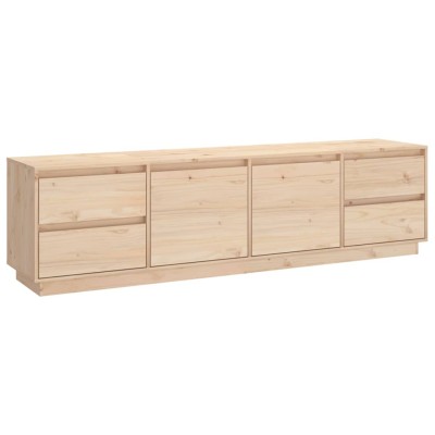 Mueble de TV de madera maciza de pino 176x37x47,5 cm Mueble de TV de madera maciza de pino 176x37x47,5 cm