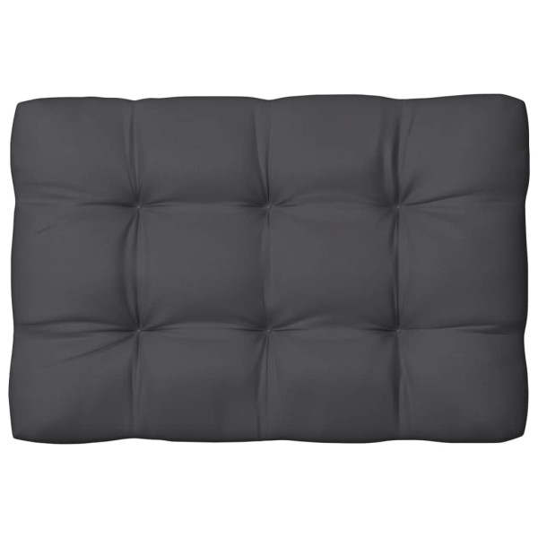 Cojines para sofá de palets 7 unidades tela gris antracita Cojines para sofá de palets 7 unidades tela gris antracita