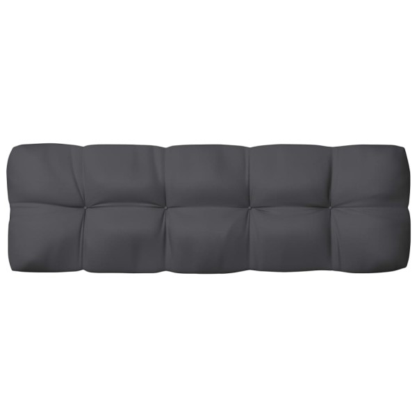 Cojines para sofá de palets 7 unidades tela gris antracita Cojines para sofá de palets 7 unidades tela gris antracita