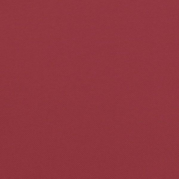 Cojín de tumbona de tela Oxford rojo tinto 200x50x3 cm Cojín de tumbona de tela Oxford rojo tinto 200x50x3 cm