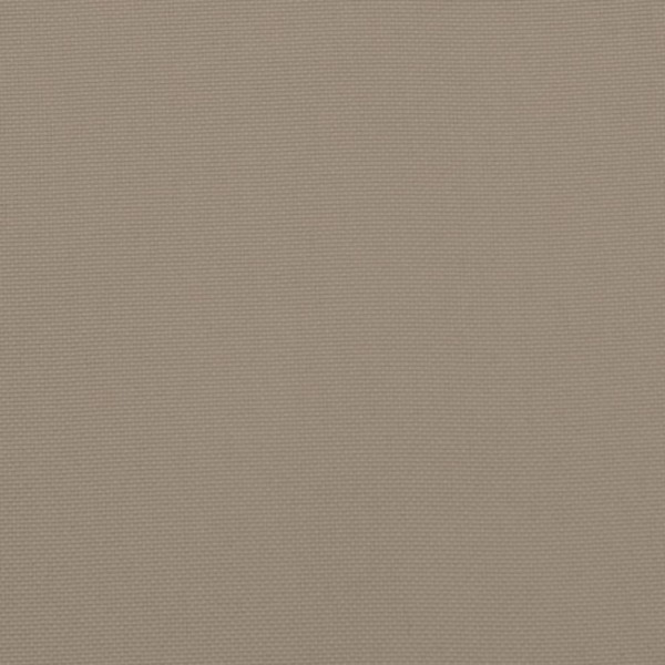 Cojín de tumbona de tela Oxford gris taupé 200x70x3 cm Cojín de tumbona de tela Oxford gris taupé 200x70x3 cm