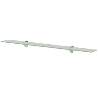 Estantes flotantes 2 unidades vidrio 8 mm 90x20 cm Estantes flotantes 2 unidades vidrio 8 mm 90x20 cm