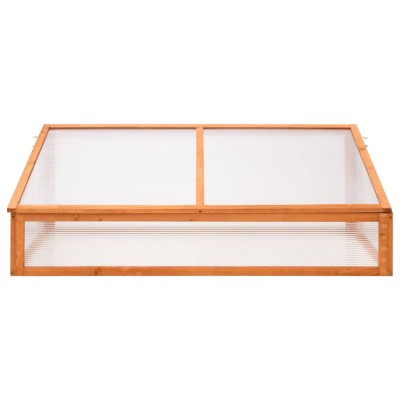 Invernadero madera de abeto naranja 110x58,5x39 cm
