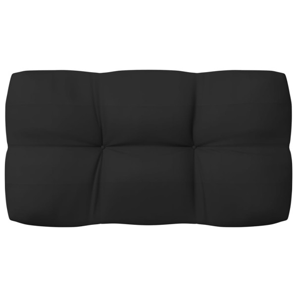 Cojines para sofás de palets 7 unidades negro Cojines para sofás de palets 7 unidades negro