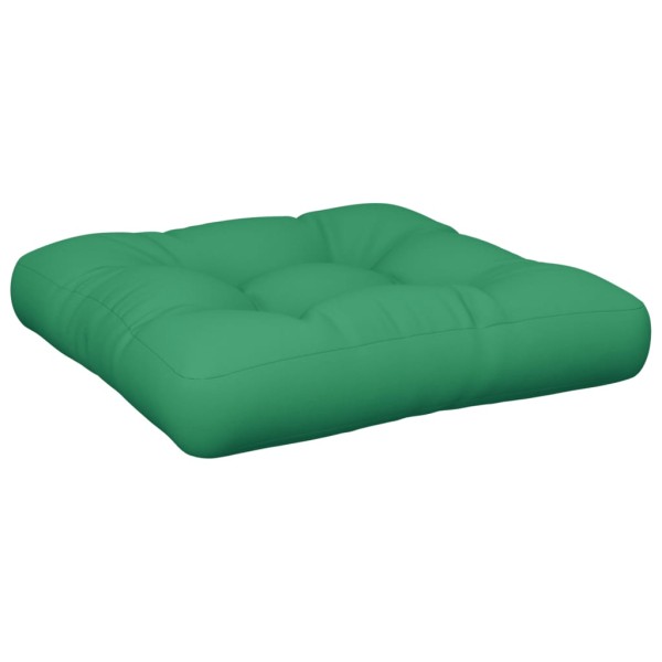 Cojín para sofá de palets tela verde 58x58x10 cm Cojín para sofá de palets tela verde 58x58x10 cm