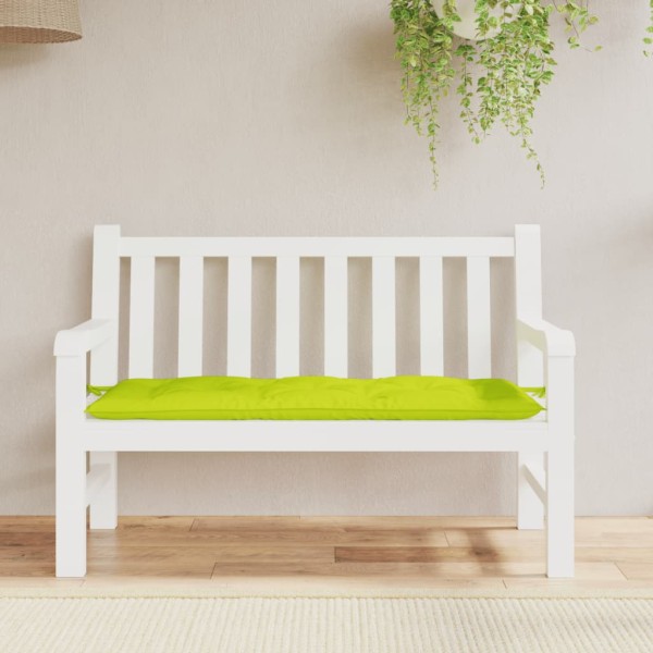 Cojín de banco de jardín tela Oxford verde claro 120x50x7 cm Cojín de banco de jardín tela Oxford verde claro 120x50x7 cm