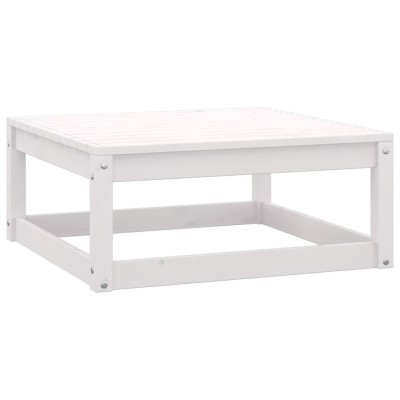 Set muebles jardín con cojines 8 pzas madera maciza pino blanco Set muebles jardín con cojines 8 pzas madera maciza pino blanco