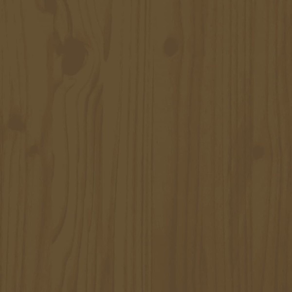 Cama personas mayores cabecero madera marrón miel 140x190 cm Cama personas mayores cabecero madera marrón miel 140x190 cm