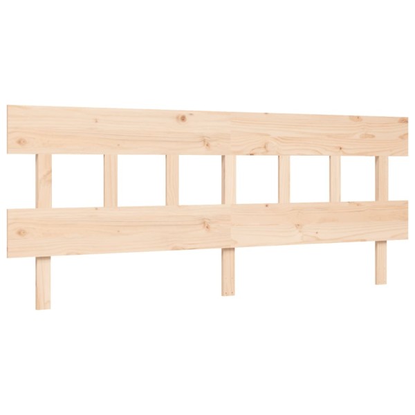 Cama para personas mayores con cabecero madera maciza 200x200cm