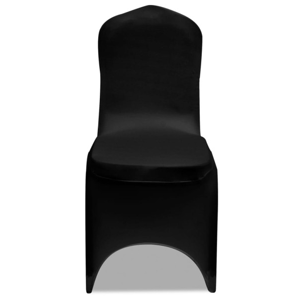 Funda de silla elástica 24 unidades negro Funda de silla elástica 24 unidades negro