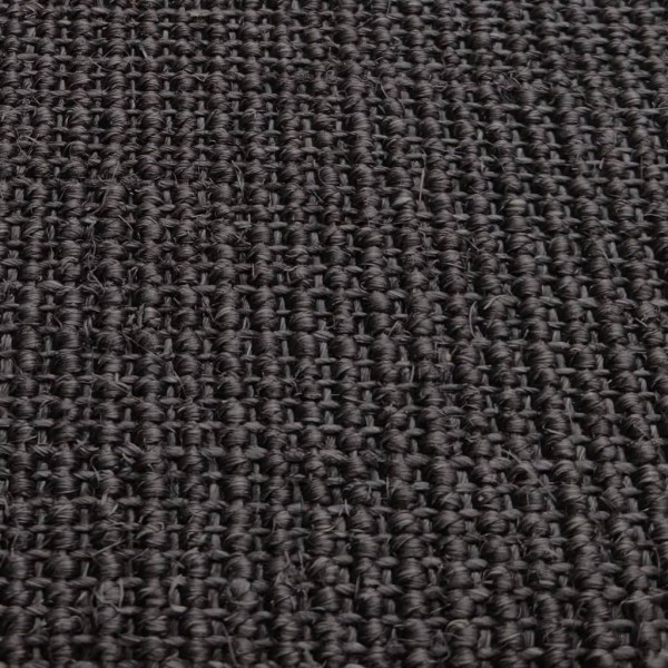 Alfombra de sisal para rascador negro 80x350 cm Alfombra de sisal para rascador negro 80x350 cm