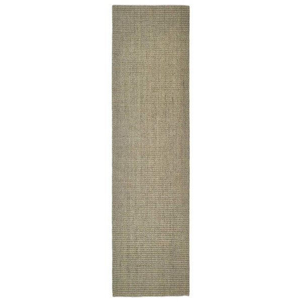 Alfombra de sisal para rascador gris taupe 66x250 cm Alfombra de sisal para rascador gris taupe 66x250 cm