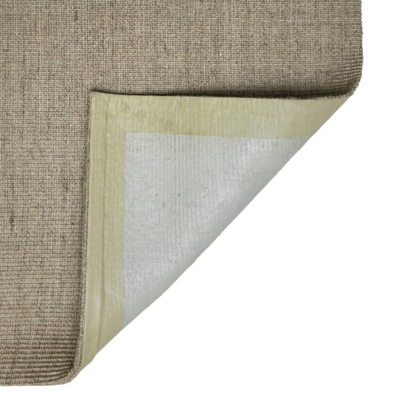 Alfombra de sisal para rascador gris taupe 66x250 cm Alfombra de sisal para rascador gris taupe 66x250 cm