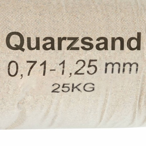 Arena filtrante 25 kg 0,71-1,25 mm Arena filtrante 25 kg 0,71-1,25 mm