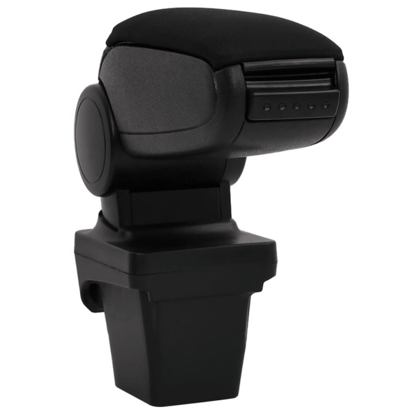 Reposabrazos para coche ABS negro 13x33x(31-48) cm Reposabrazos para coche ABS negro 13x33x(31-48) cm