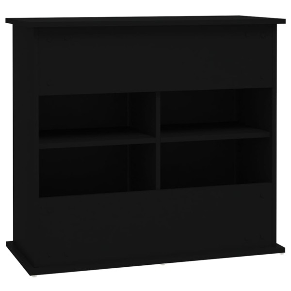 Soporte para acuario madera de ingeniería negro 81x36x73 cm Soporte para acuario madera de ingeniería negro 81x36x73 cm