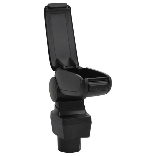 Reposabrazos para coche ABS negro 12x32x(32-49) cm Reposabrazos para coche ABS negro 12x32x(32-49) cm