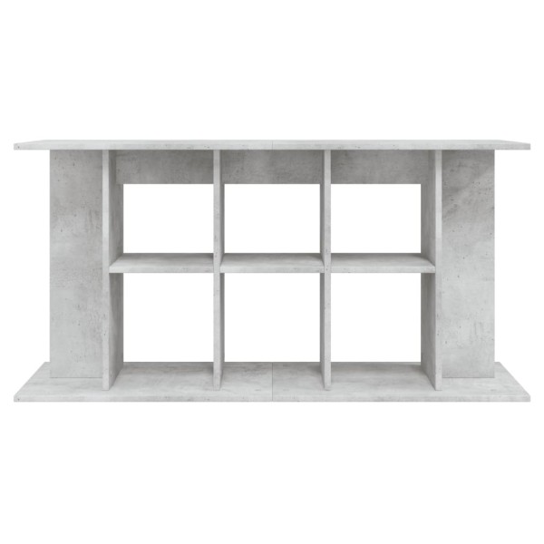 Soporte de acuario madera ingeniería gris hormigón 120x40x60 cm Soporte de acuario madera ingeniería gris hormigón 120x40x60 cm