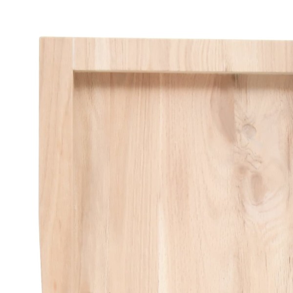 Tablero de mesa madera maciza borde natural 140x40x(2-6) cm Tablero de mesa madera maciza borde natural 140x40x(2-6) cm