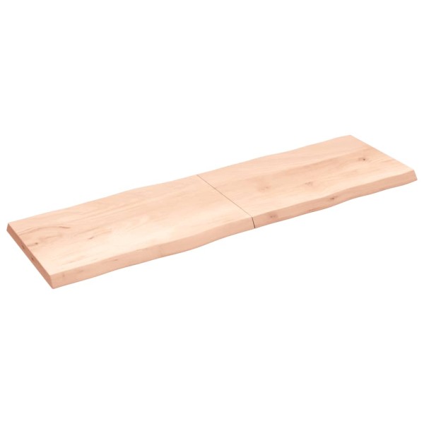 Tablero de mesa madera maciza borde natural 200x60x(2-6) cm Tablero de mesa madera maciza borde natural 200x60x(2-6) cm