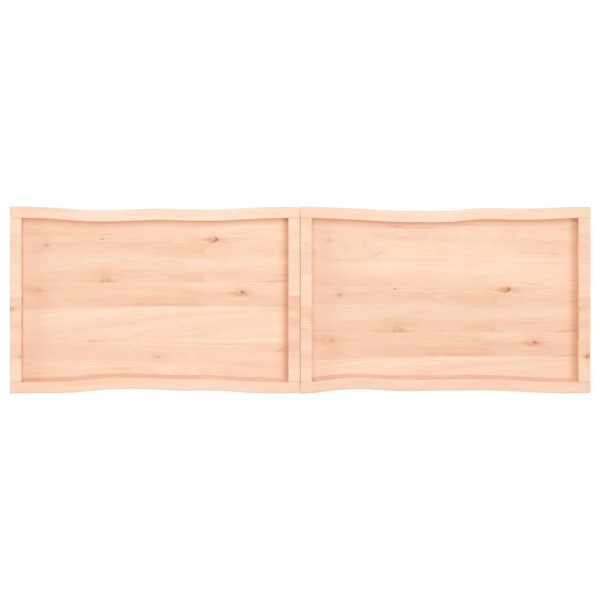 Tablero de mesa madera maciza borde natural 200x60x(2-6) cm Tablero de mesa madera maciza borde natural 200x60x(2-6) cm