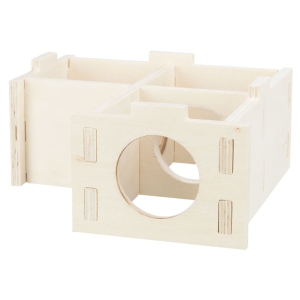 TRIXIE Casa para roedores con 3 estancias madera 30x12x30 cm TRIXIE Casa para roedores con 3 estancias madera 30x12x30 cm