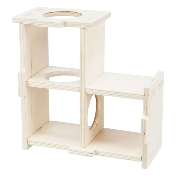 TRIXIE Casa para roedores con 3 estancias madera 30x12x30 cm TRIXIE Casa para roedores con 3 estancias madera 30x12x30 cm