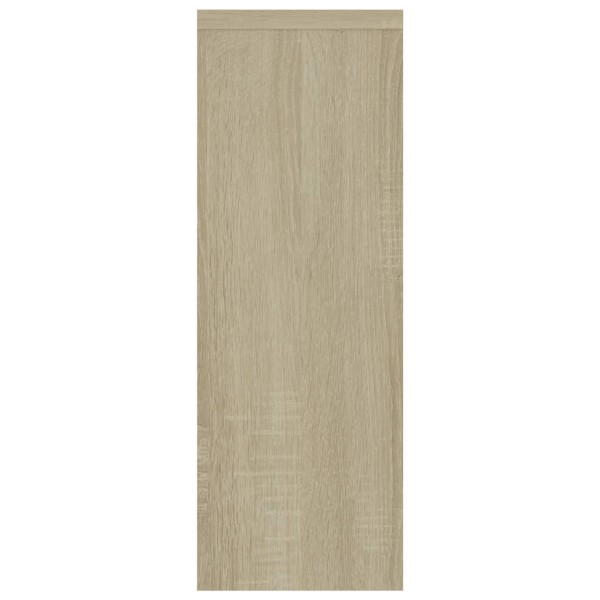 Estantería de pared contrachapada blanco roble 45,1x16x45,1 cm Estantería de pared contrachapada blanco roble 45,1x16x45,1 cm
