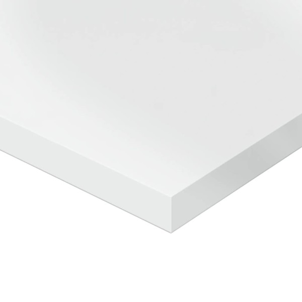 Estante estantería 4uds contrachapada blanco brillo 40x20x1,5cm Estante estantería 4uds contrachapada blanco brillo 40x20x1,5cm