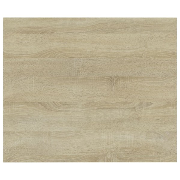 Estante estantería 4 uds contrachapada roble Sonoma 60x50x1,5cm Estante estantería 4 uds contrachapada roble Sonoma 60x50x1,5cm