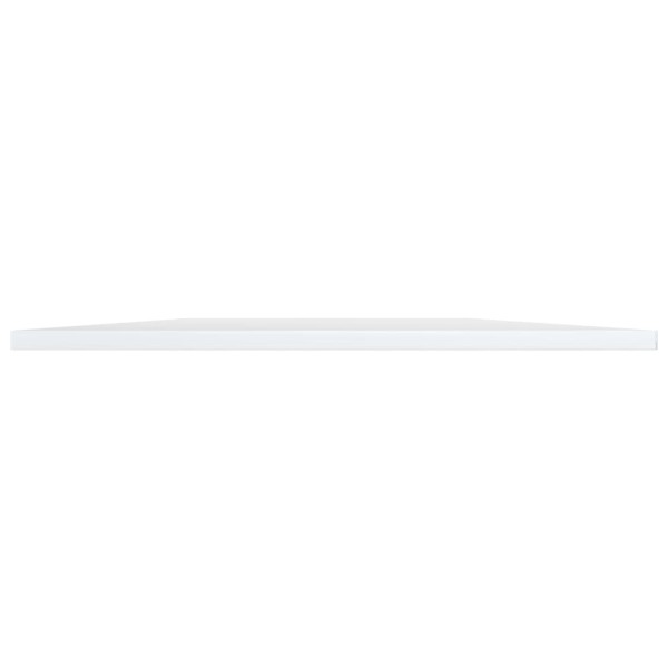 Estante estantería 4uds contrachapada blanco brillo 80x50x1,5cm Estante estantería 4uds contrachapada blanco brillo 80x50x1,5cm