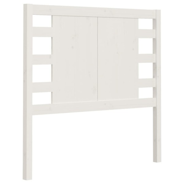 Cabecero madera maciza de pino blanco 81x4x100 cm Cabecero madera maciza de pino blanco 81x4x100 cm