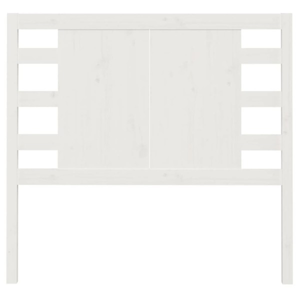 Cabecero madera maciza de pino blanco 81x4x100 cm Cabecero madera maciza de pino blanco 81x4x100 cm