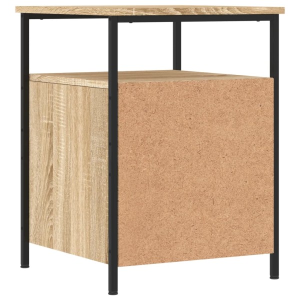Mesita de noche madera de ingeniería roble Sonoma 44x45x60 cm Mesita de noche madera de ingeniería roble Sonoma 44x45x60 cm