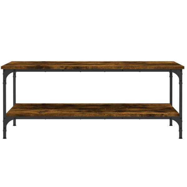 Mesa de centro madera de ingeniería roble ahumado 100x55x40 cm Mesa de centro madera de ingeniería roble ahumado 100x55x40 cm