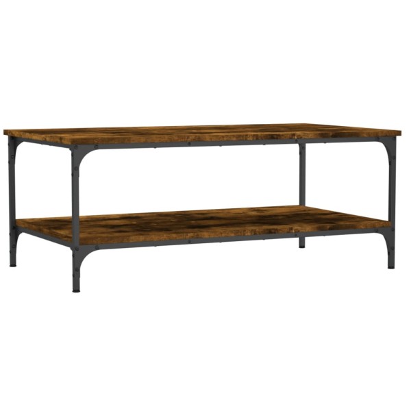 Mesa de centro madera de ingeniería roble ahumado 100x55x40 cm Mesa de centro madera de ingeniería roble ahumado 100x55x40 cm