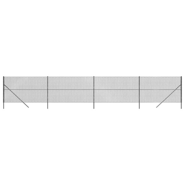 Cerca de alambre gris antracita 1,8x10 m Cerca de alambre gris antracita 1,8x10 m