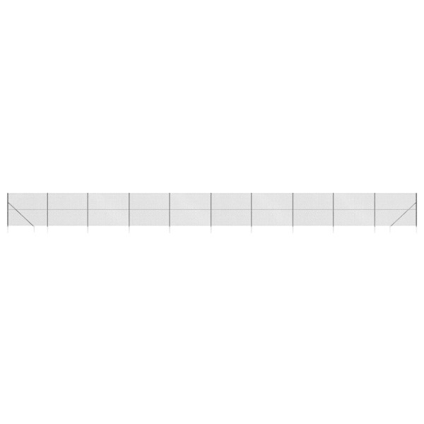 Cerca de alambre con pinchos de anclaje gris antracita 1,8x25 m Cerca de alambre con pinchos de anclaje gris antracita 1,8x25 m