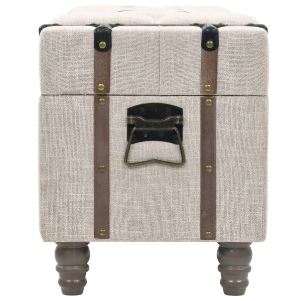 Bancos de almacenamiento 3 piezas madera y acero 112x37x45 cm