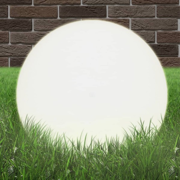 Lámparas de bola LED 2 unidades esféricas PMMA 50 cm Lámparas de bola LED 2 unidades esféricas PMMA 50 cm