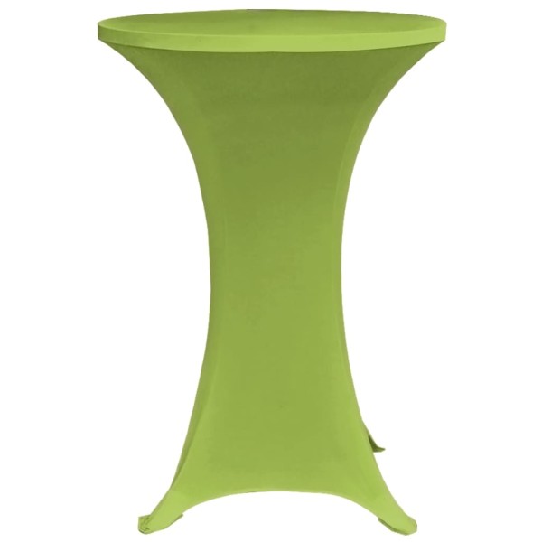 Funda elástica para mesa 4 unidades 60 cm verde Funda elástica para mesa 4 unidades 60 cm verde