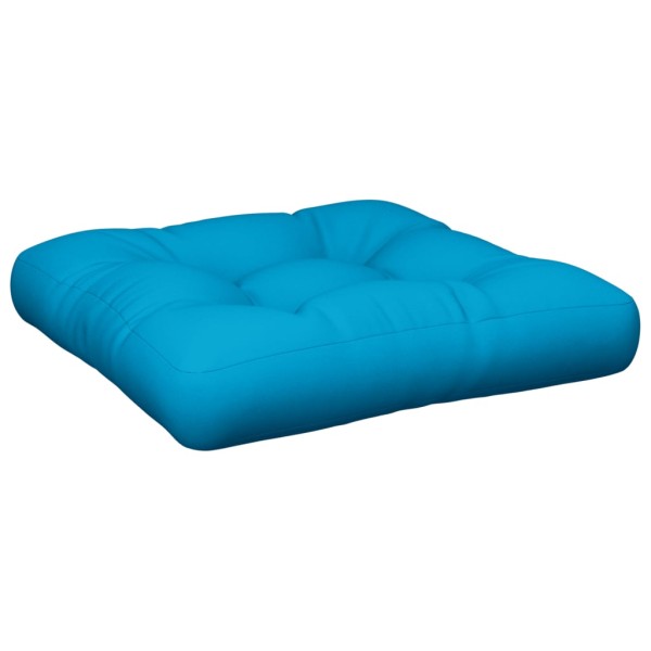Cojín para sofá de palets tela azul 58x58x10 cm Cojín para sofá de palets tela azul 58x58x10 cm
