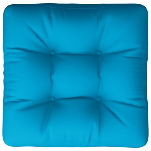 Cojín para sofá de palets tela azul 58x58x10 cm Cojín para sofá de palets tela azul 58x58x10 cm