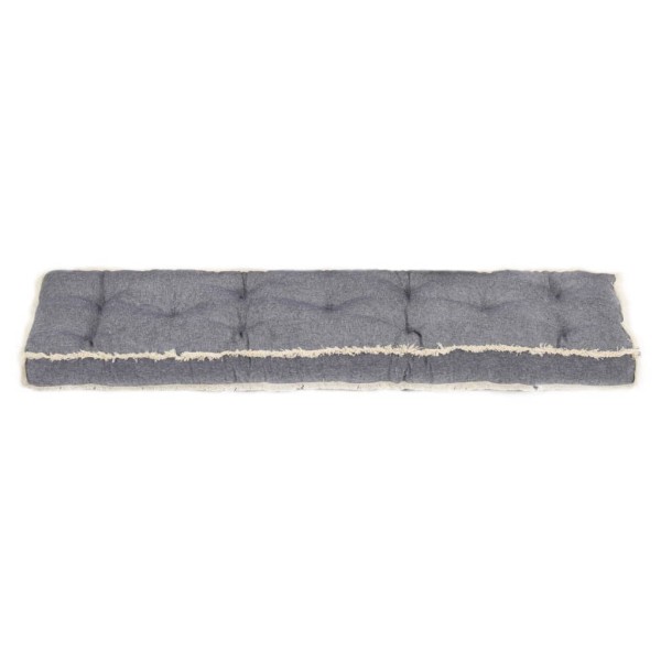 Cojín para sofá de palets azul 120x40x7 cm Cojín para sofá de palets azul 120x40x7 cm