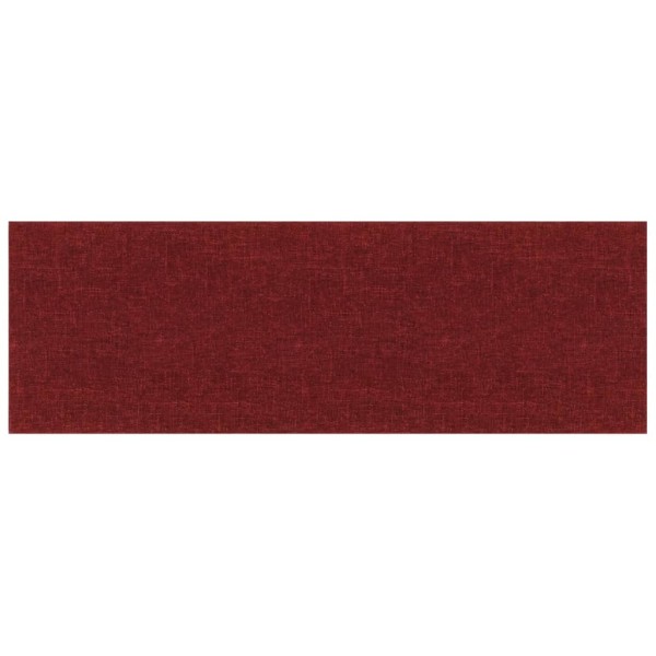 Paneles de pared 12 uds tela rojo tinto 90x30 cm 3,24 m² Paneles de pared 12 uds tela rojo tinto 90x30 cm 3,24 m²