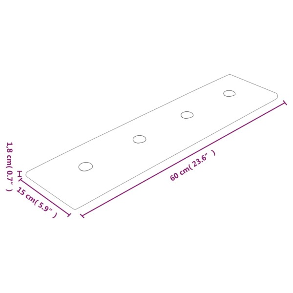 Paneles de pared 12 uds cuero sintético gris 60x15 cm 1,08 m² Paneles de pared 12 uds cuero sintético gris 60x15 cm 1,08 m²