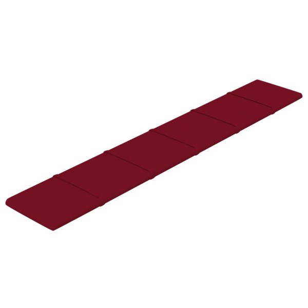 Paneles de pared 12 uds terciopelo rojo tinto 90x15 cm 1,62 m² Paneles de pared 12 uds terciopelo rojo tinto 90x15 cm 1,62 m²