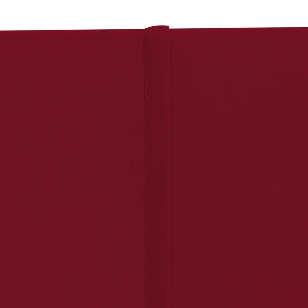 Paneles de pared 12 uds terciopelo rojo tinto 90x15 cm 1,62 m² Paneles de pared 12 uds terciopelo rojo tinto 90x15 cm 1,62 m²