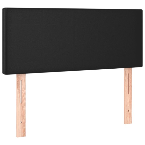 Cabecero de cuero sintético negro 80x5x78/88 cm Cabecero de cuero sintético negro 80x5x78/88 cm