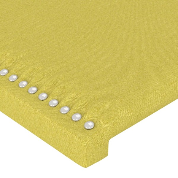 Cabeceros 2 unidades tela verde 72x5x78/88 cm Cabeceros 2 unidades tela verde 72x5x78/88 cm